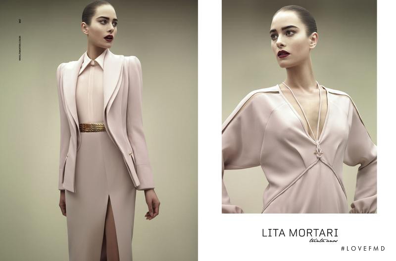 Vanessa Hegelmaier featured in  the Lita Mortari advertisement for Autumn/Winter 2013