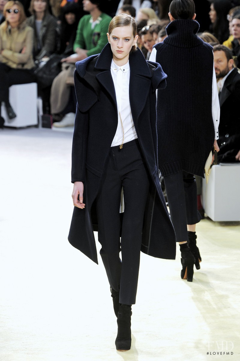 Carla Gebhart featured in  the Celine fashion show for Autumn/Winter 2010