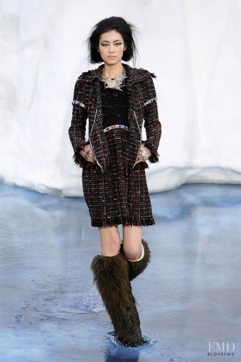 Liu Wen featured in  the Chanel fashion show for Autumn/Winter 2010
