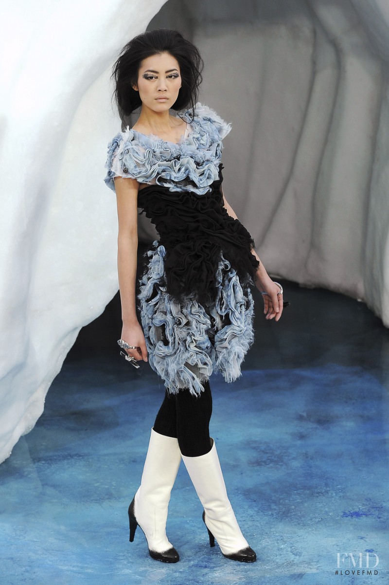 Liu Wen featured in  the Chanel fashion show for Autumn/Winter 2010