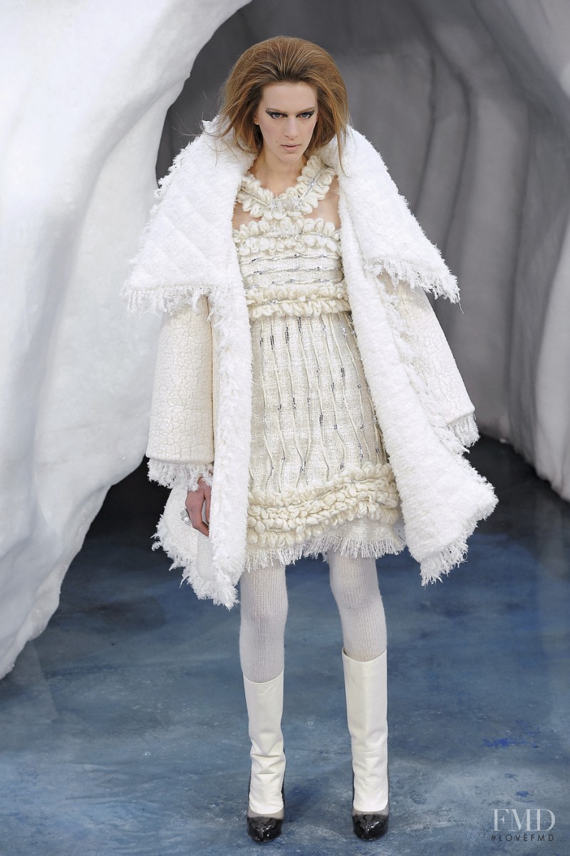Carla Gebhart featured in  the Chanel fashion show for Autumn/Winter 2010