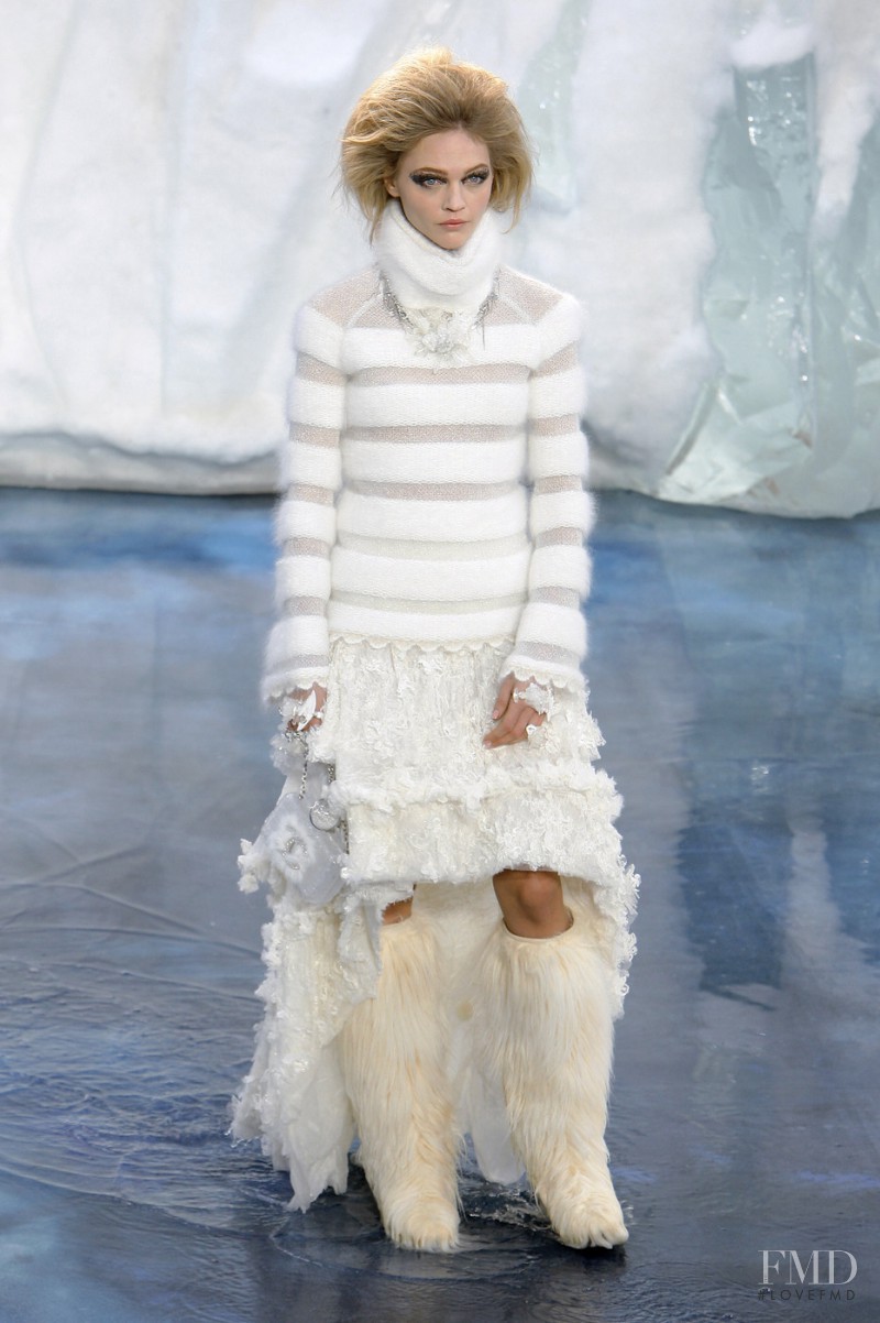 Sasha Pivovarova featured in  the Chanel fashion show for Autumn/Winter 2010