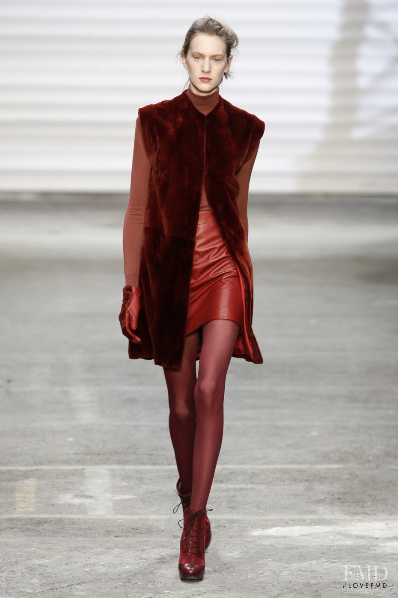 Carla Gebhart featured in  the Cerruti fashion show for Autumn/Winter 2010