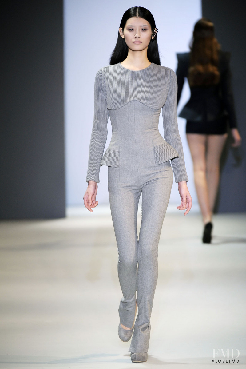 Ming Xi featured in  the Hakaan fashion show for Autumn/Winter 2010