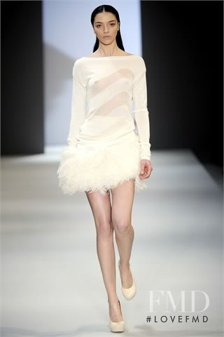 Mariacarla Boscono featured in  the Hakaan fashion show for Autumn/Winter 2010