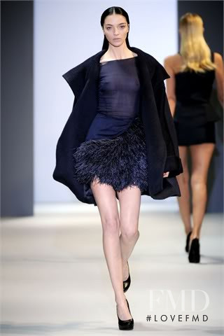 Mariacarla Boscono featured in  the Hakaan fashion show for Autumn/Winter 2010
