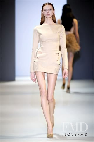 Olga Sherer featured in  the Hakaan fashion show for Autumn/Winter 2010