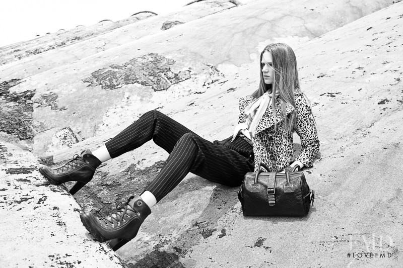 Carla Gebhart featured in  the Prüne advertisement for Autumn/Winter 2011