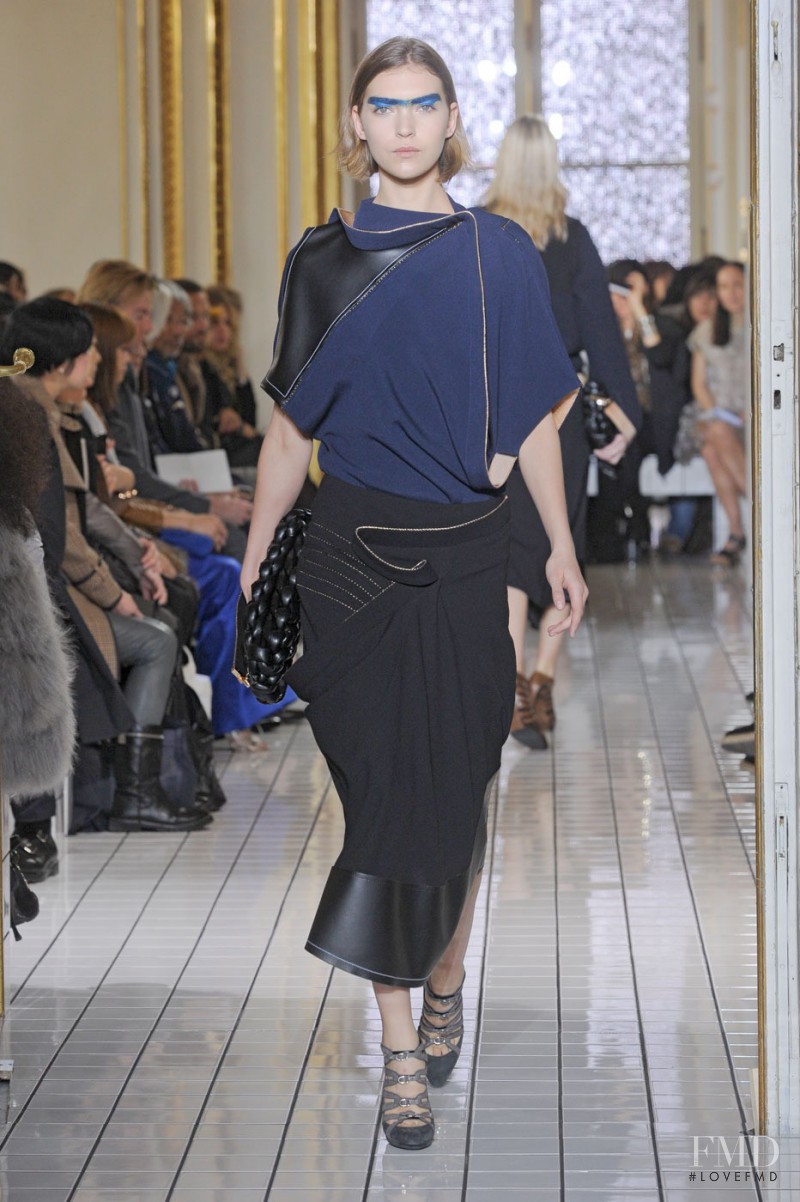 Arizona Muse featured in  the Balenciaga fashion show for Autumn/Winter 2011