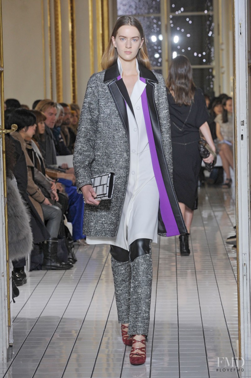 Carla Gebhart featured in  the Balenciaga fashion show for Autumn/Winter 2011