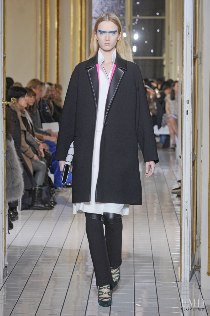 Daria Strokous featured in  the Balenciaga fashion show for Autumn/Winter 2011