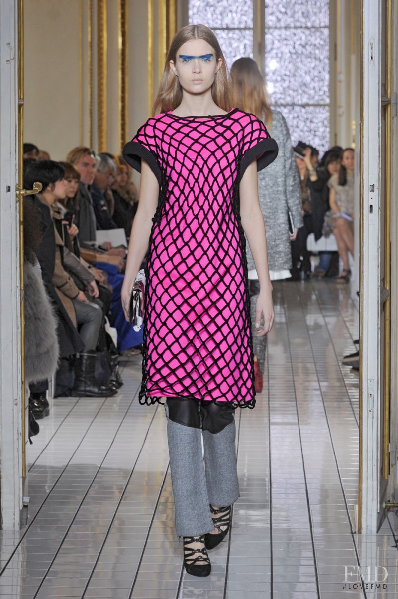 Josephine Skriver featured in  the Balenciaga fashion show for Autumn/Winter 2011