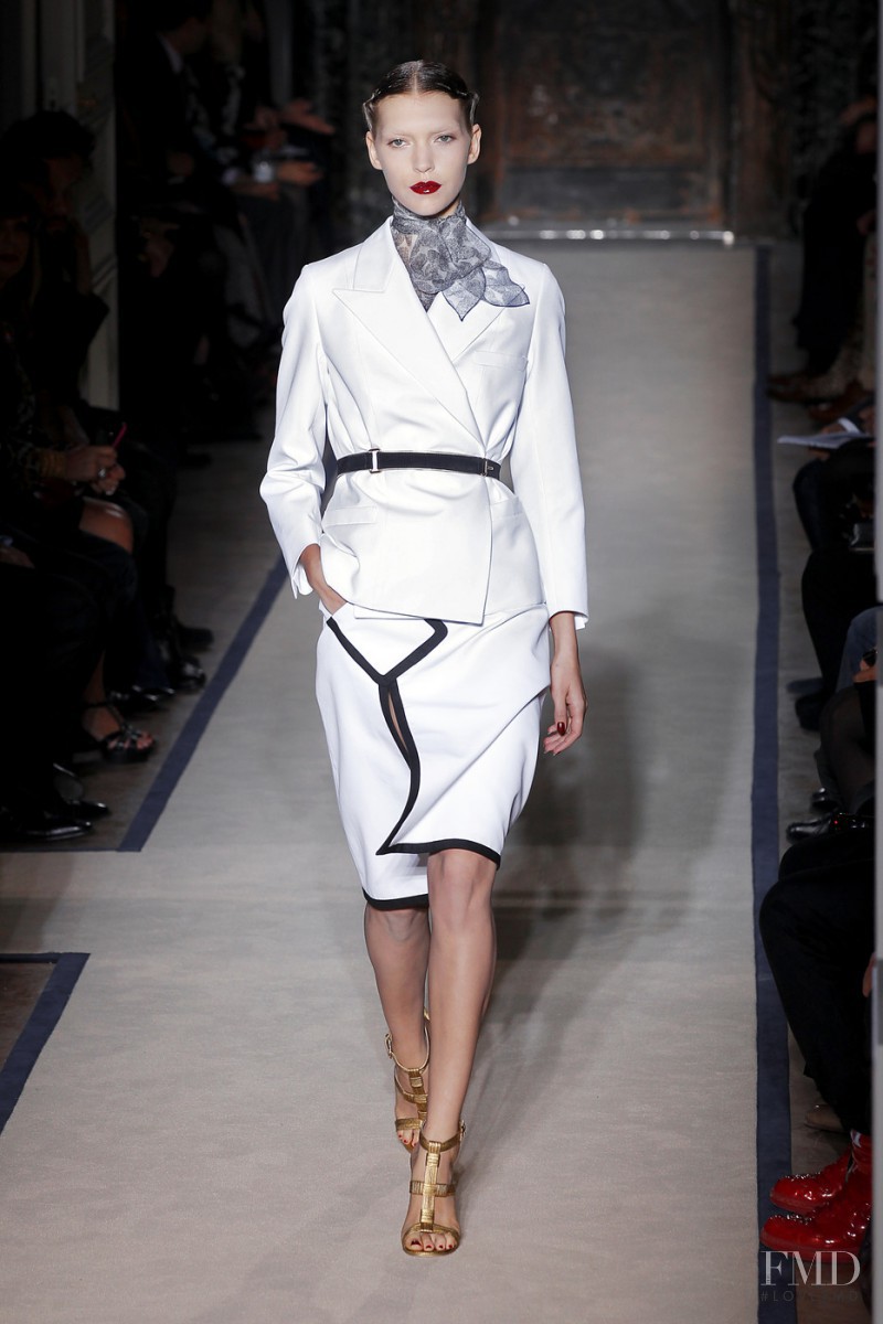 Arizona Muse featured in  the Saint Laurent fashion show for Spring/Summer 2011