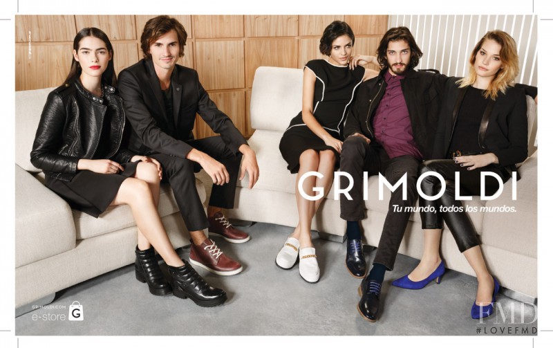 Dani Tuzi featured in  the Grimoldi advertisement for Autumn/Winter 2015