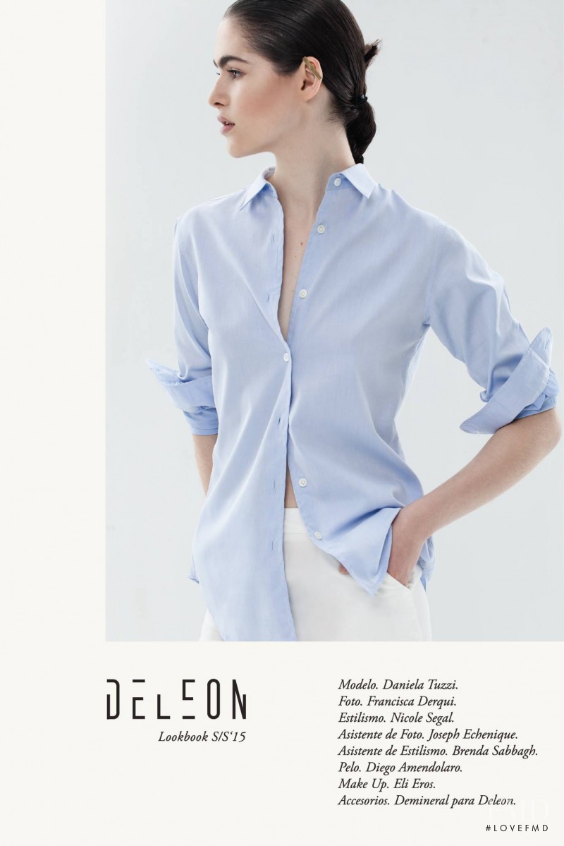 Dani Tuzi featured in  the Deleon lookbook for Spring/Summer 2015