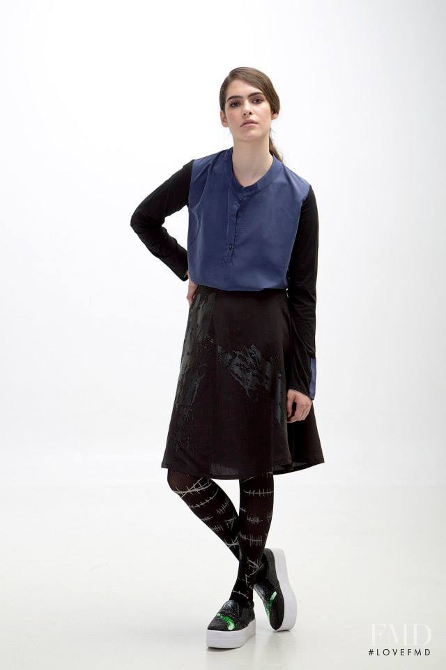 Dani Tuzi featured in  the Poty Hernandez lookbook for Autumn/Winter 2015