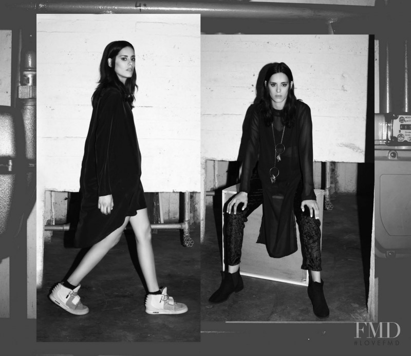 Emi Fulla featured in  the Ajeez lookbook for Autumn/Winter 2015