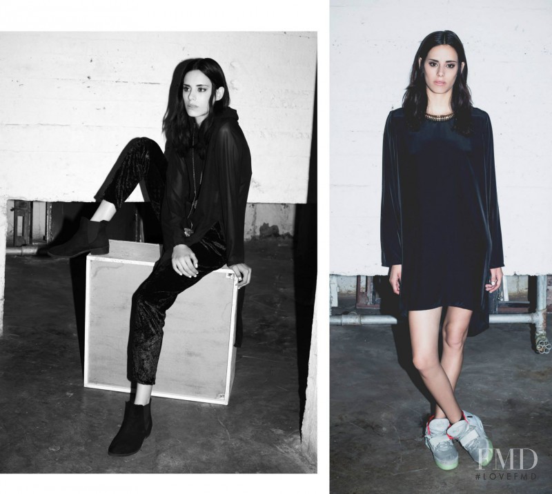 Emi Fulla featured in  the Ajeez lookbook for Autumn/Winter 2015