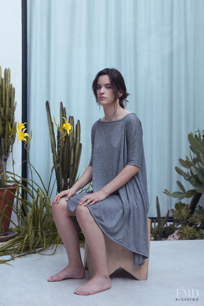 Melissa Buchanan featured in  the Schang-Viton advertisement for Spring/Summer 2015