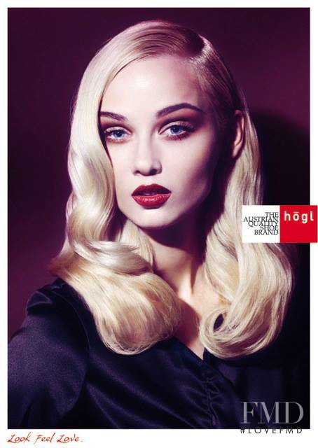 Ann Muursepp featured in  the Hoegl advertisement for Autumn/Winter 2013