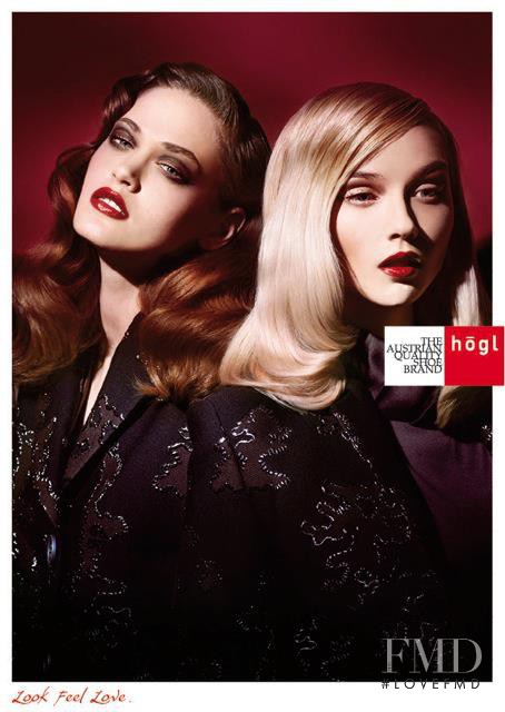 Ann Muursepp featured in  the Hoegl advertisement for Autumn/Winter 2013