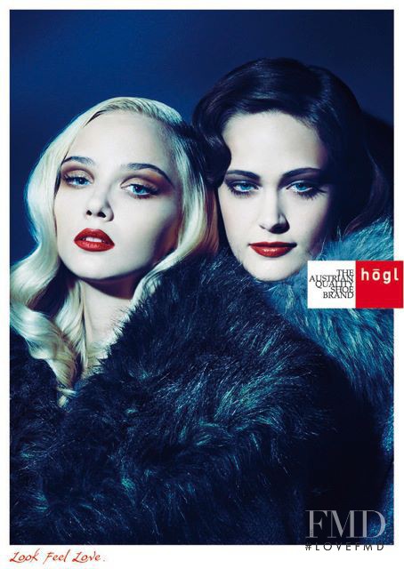 Ann Muursepp featured in  the Hoegl advertisement for Autumn/Winter 2013