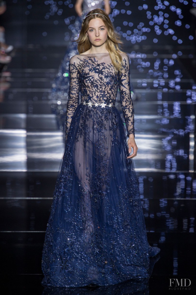 Magdalena Havlickova featured in  the Zuhair Murad fashion show for Autumn/Winter 2015