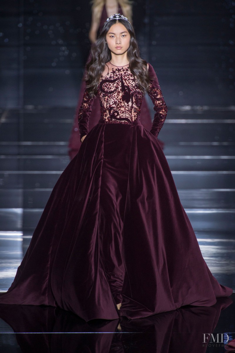 Ling Yue Zhang featured in  the Zuhair Murad fashion show for Autumn/Winter 2015