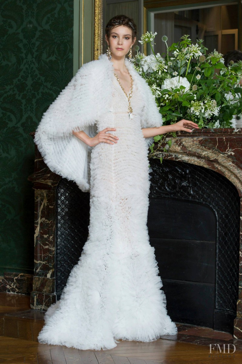 Irina Shnitman featured in  the Alberta Ferretti Limited Edition fashion show for Autumn/Winter 2015