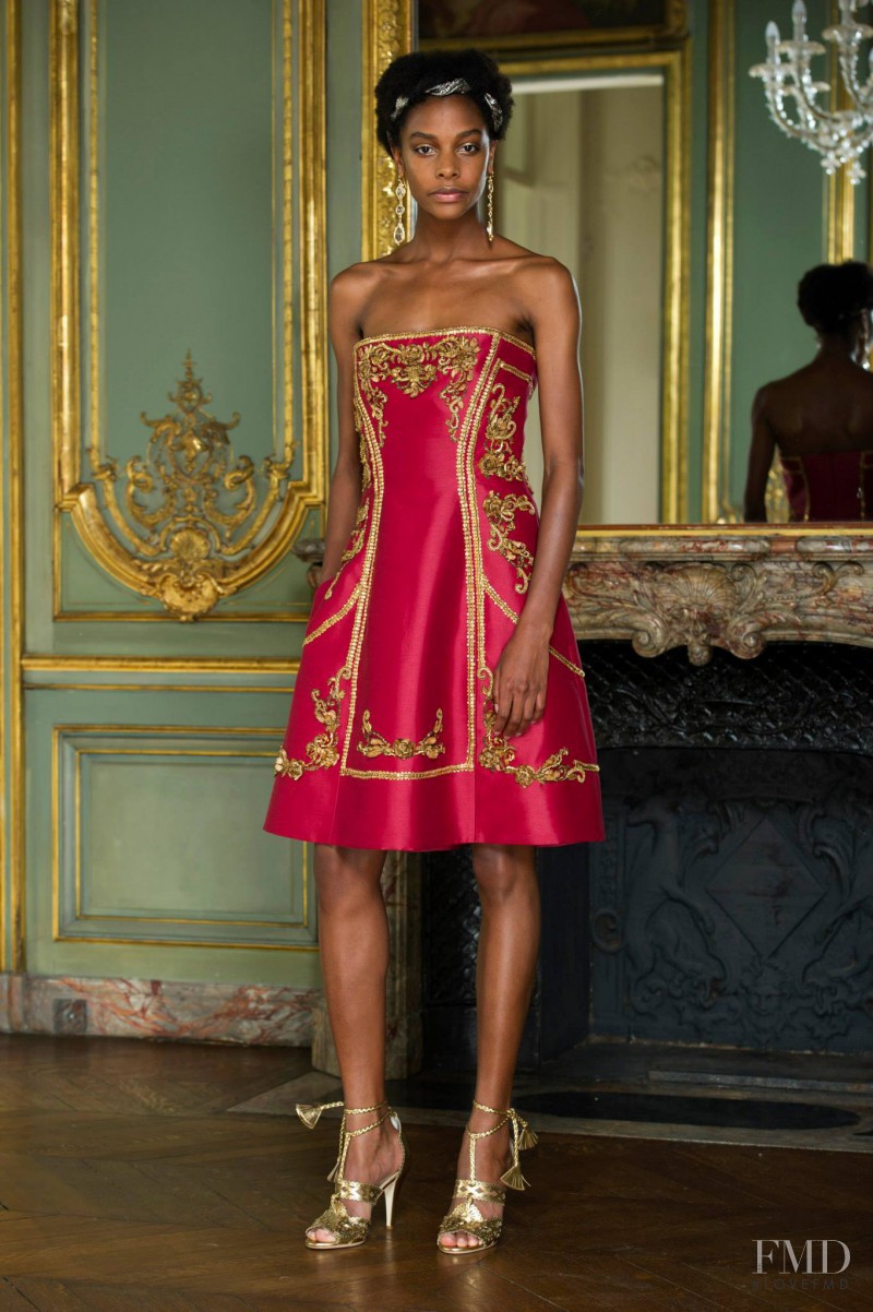 Karly Loyce featured in  the Alberta Ferretti Limited Edition fashion show for Autumn/Winter 2015