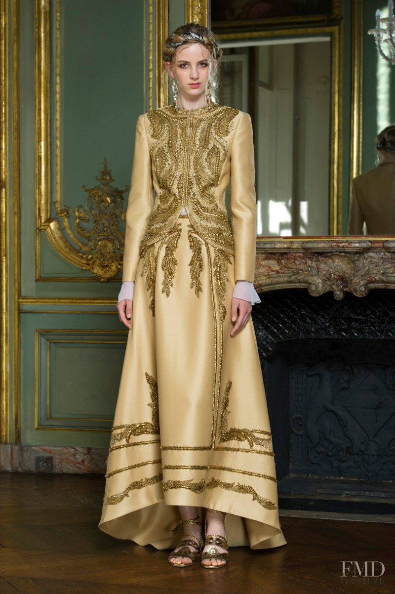 Deva Reeb featured in  the Alberta Ferretti Limited Edition fashion show for Autumn/Winter 2015