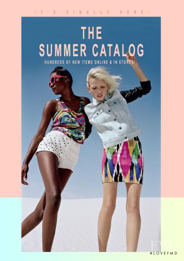 Zuri Tibby featured in  the Urban Outfitters catalogue for Summer 2012