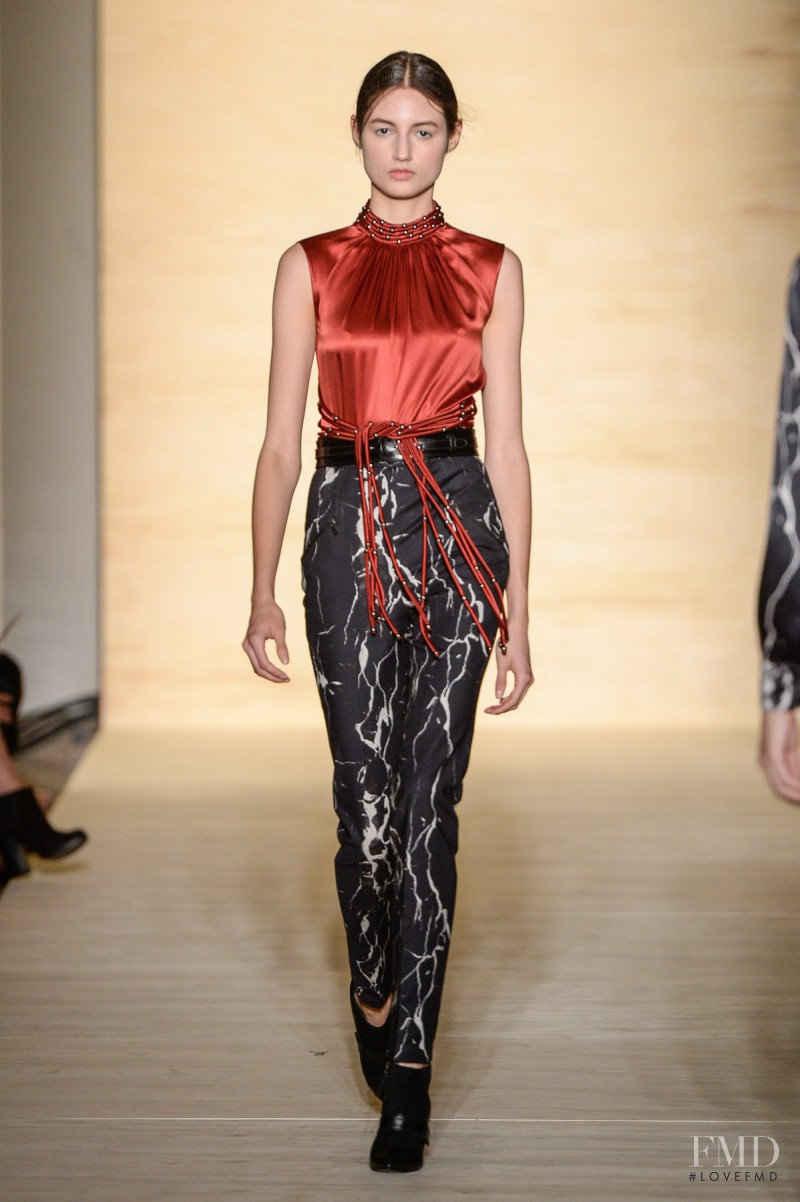 Bruna Ludtke featured in  the Reinaldo Lourenï¿½o fashion show for Autumn/Winter 2015