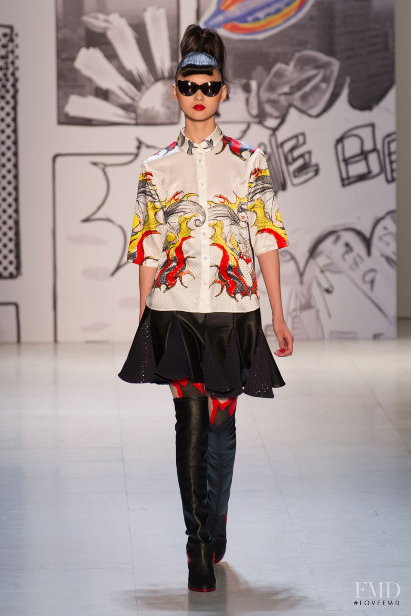 Cong He featured in  the Tsumori Chisato fashion show for Autumn/Winter 2015
