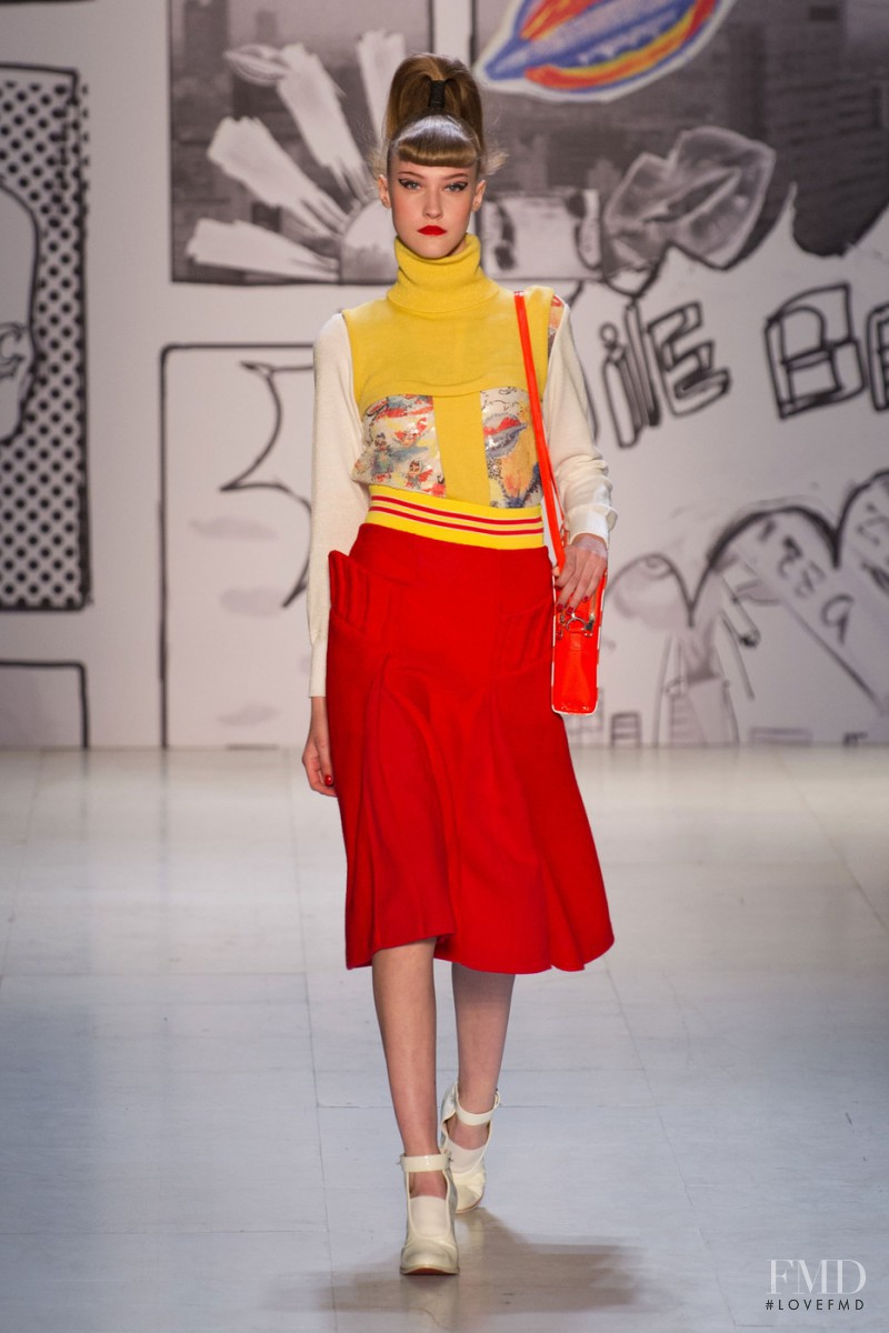 Lana Forneck featured in  the Tsumori Chisato fashion show for Autumn/Winter 2015
