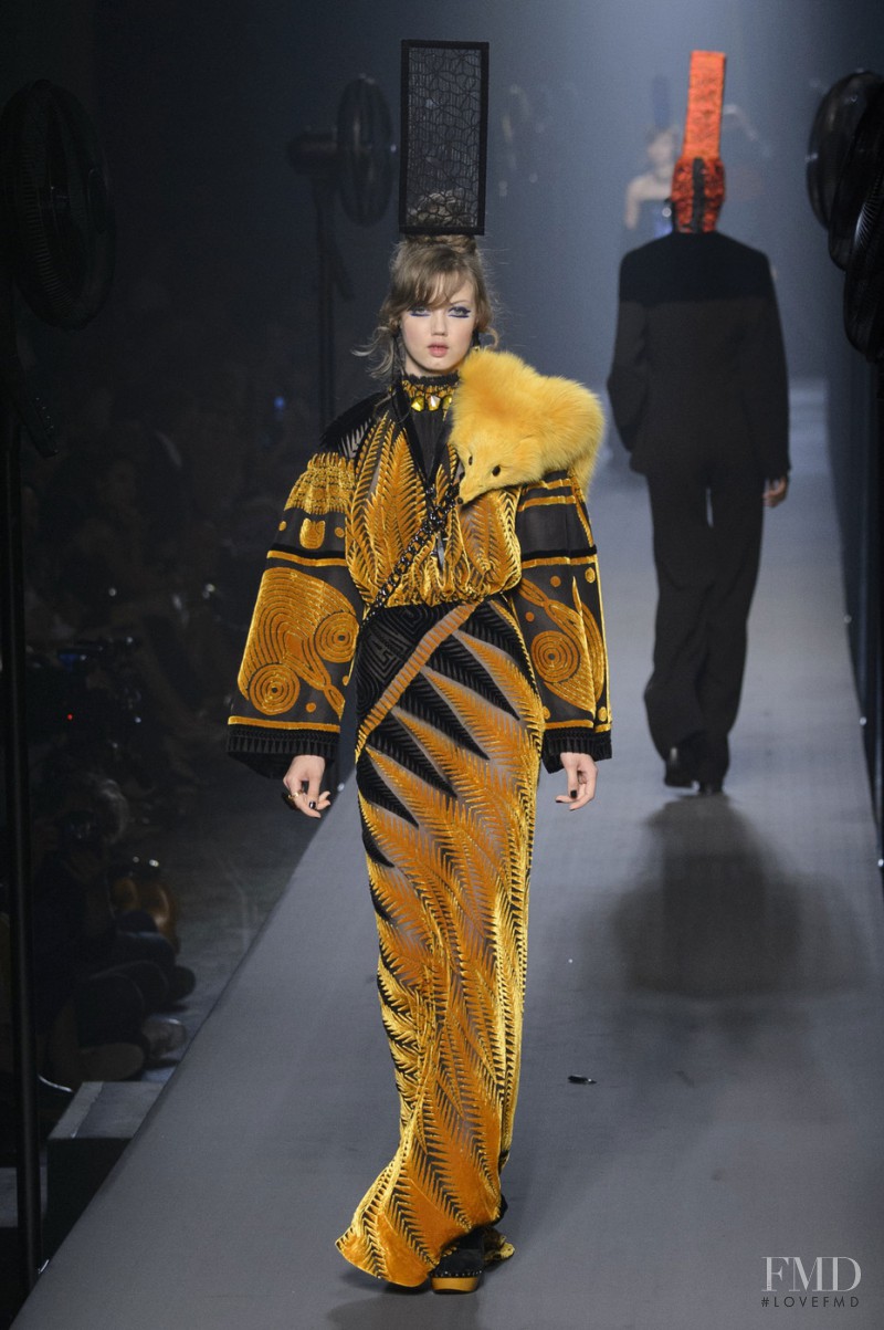 Lindsey Wixson featured in  the Jean Paul Gaultier Haute Couture fashion show for Autumn/Winter 2015