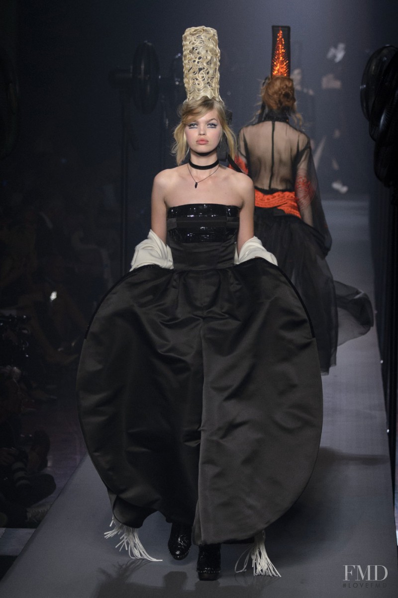 Daphne Groeneveld featured in  the Jean Paul Gaultier Haute Couture fashion show for Autumn/Winter 2015