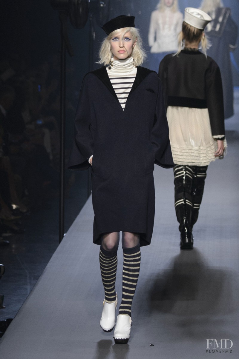 Eveline Rozing featured in  the Jean Paul Gaultier Haute Couture fashion show for Autumn/Winter 2015