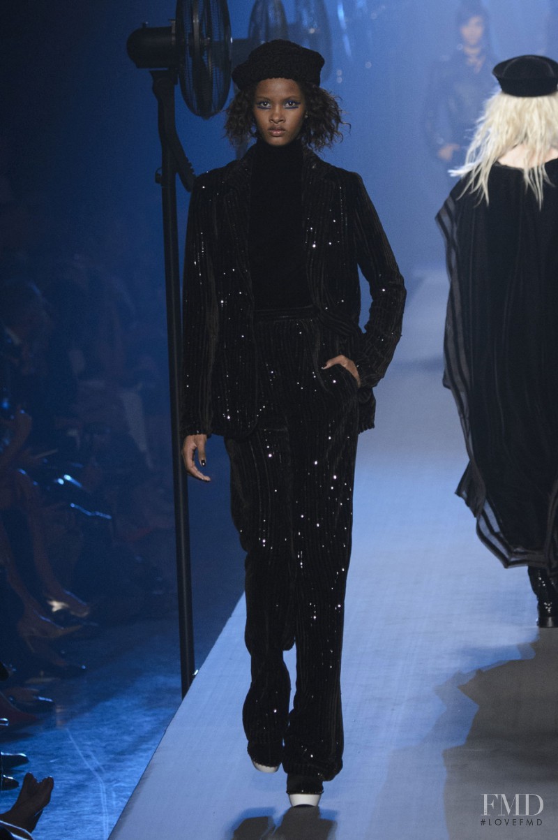 Thaina Oliveira da Silva featured in  the Jean Paul Gaultier Haute Couture fashion show for Autumn/Winter 2015