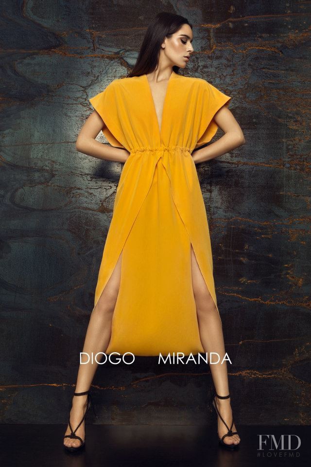 Catarina Santos featured in  the Diogo Miranda advertisement for Spring/Summer 2015