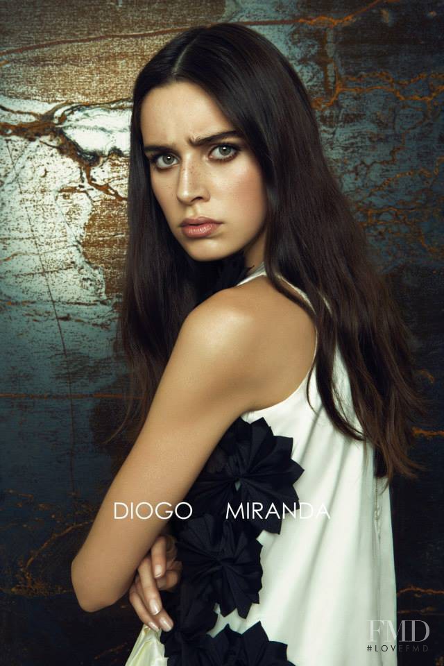 Catarina Santos featured in  the Diogo Miranda advertisement for Spring/Summer 2015