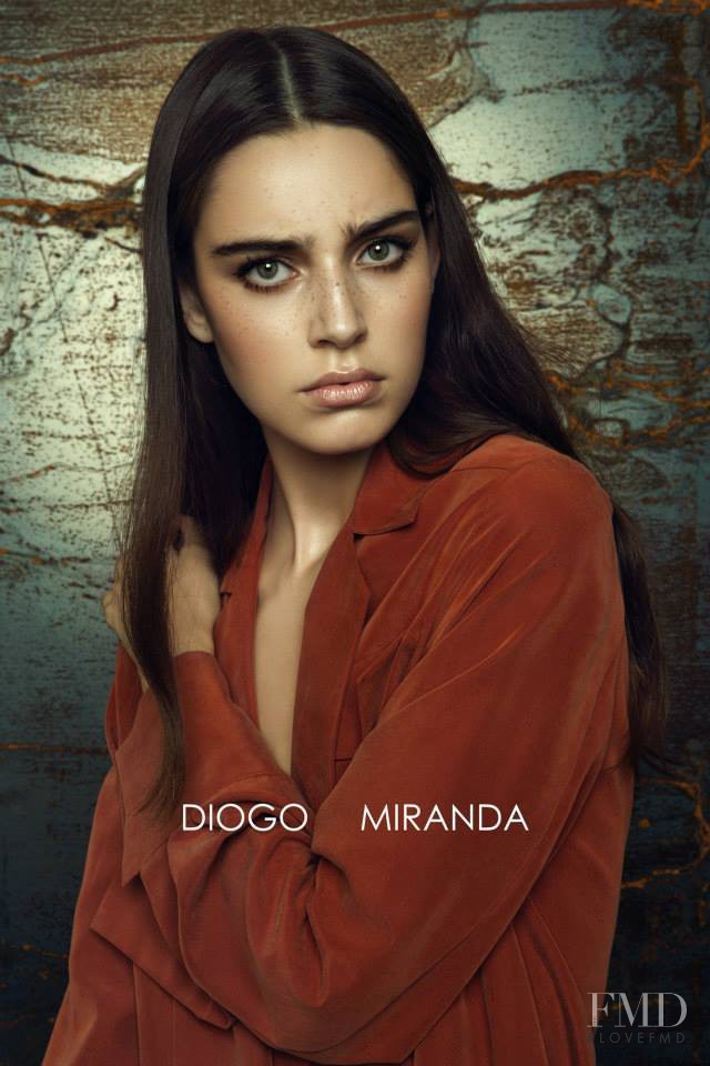 Catarina Santos featured in  the Diogo Miranda advertisement for Spring/Summer 2015