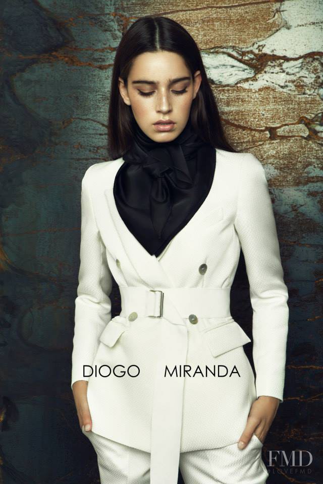 Catarina Santos featured in  the Diogo Miranda advertisement for Spring/Summer 2015