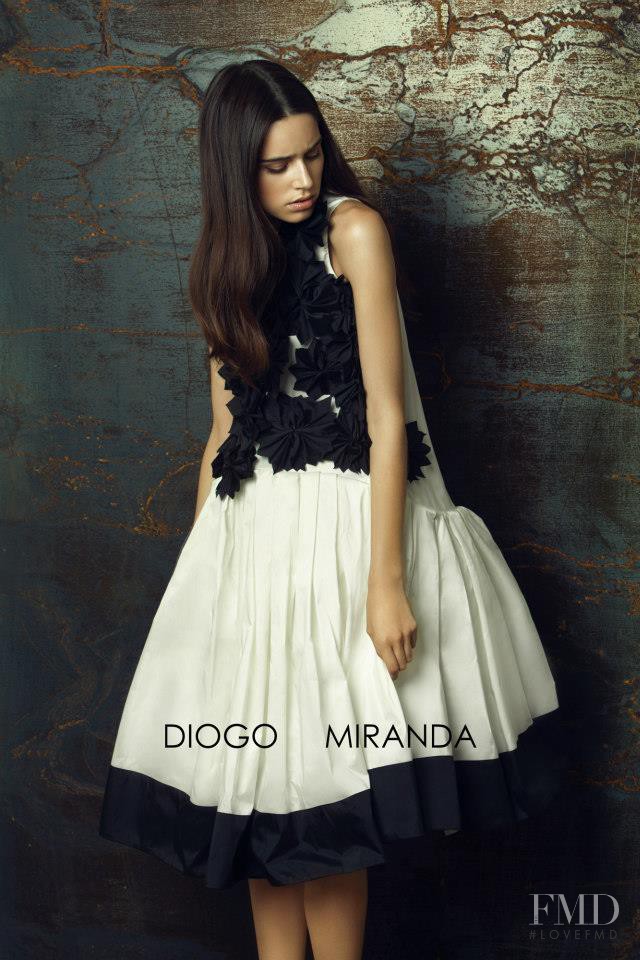 Catarina Santos featured in  the Diogo Miranda advertisement for Spring/Summer 2015