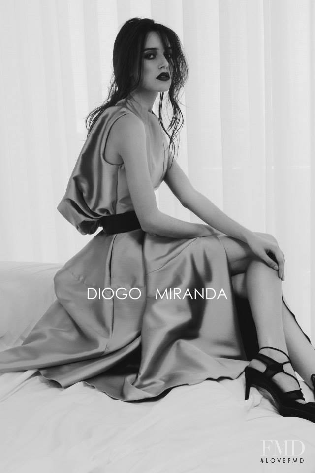 Catarina Santos featured in  the Diogo Miranda advertisement for Autumn/Winter 2014