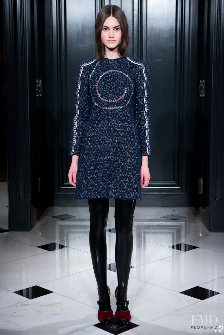 Oli Donoso featured in  the Huishan Zhang fashion show for Autumn/Winter 2015