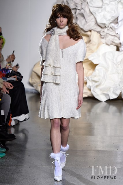 Xannie Cater featured in  the Ryan Lo fashion show for Autumn/Winter 2015