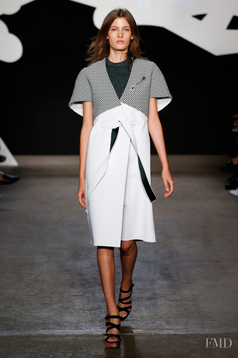 Louise Lefebure featured in  the ADEAM fashion show for Spring/Summer 2016