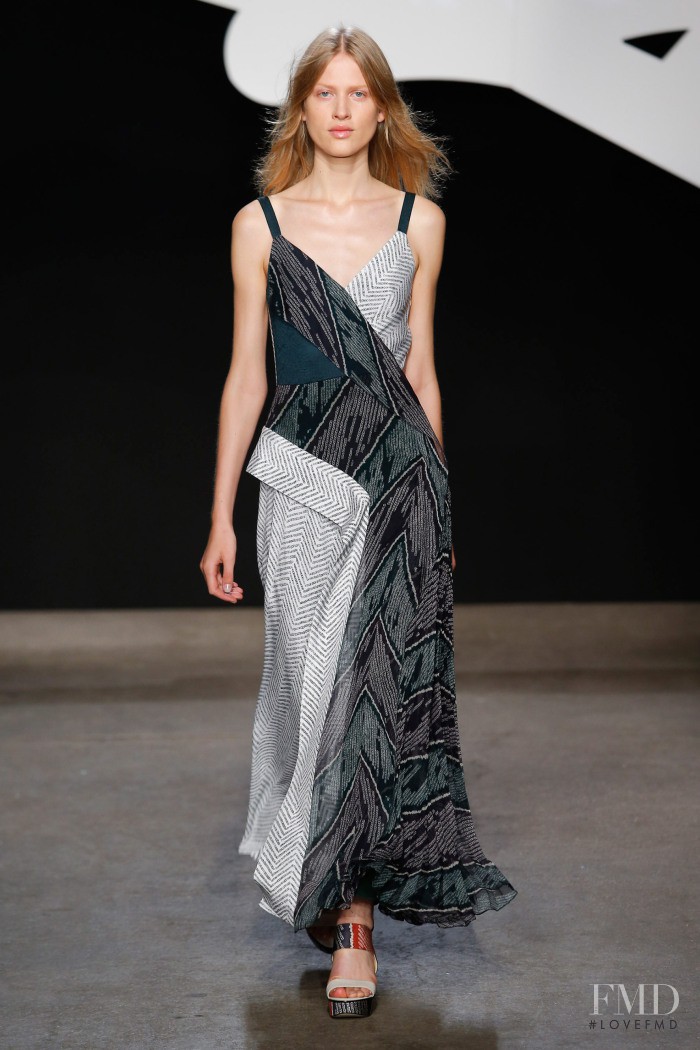 Laura Julie Schwab Holm featured in  the ADEAM fashion show for Spring/Summer 2016