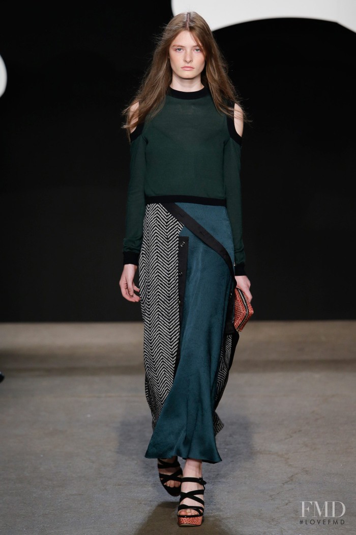 Sophia Skloss featured in  the ADEAM fashion show for Spring/Summer 2016